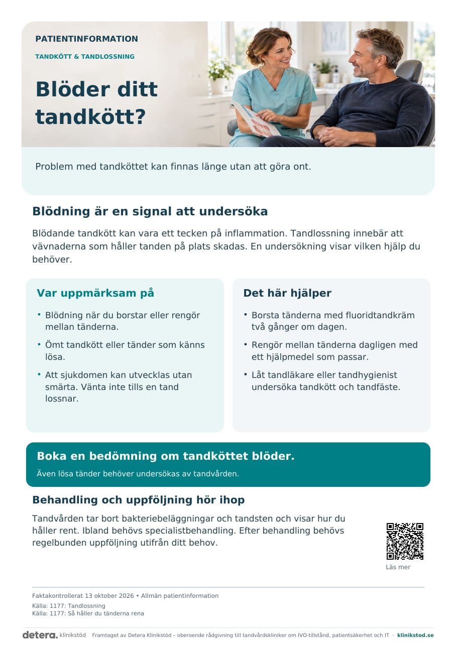 Förhandsvisning av Blöder ditt tandkött?